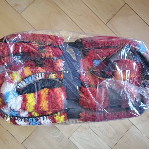 🔥🔥 Pendleton Sherpa Fleece Throw Short Sands Red Reversible 50”x70” New - Picture 3 of 5